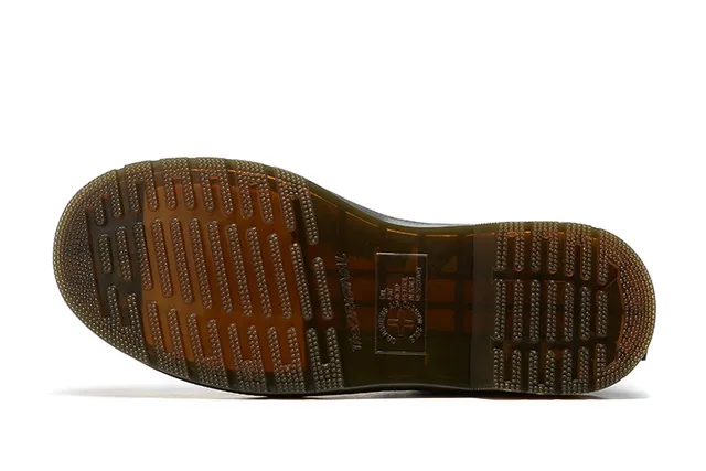 Dr. Martens 1460 Impresión Monograma Marrón y Negro Botas Martin 5