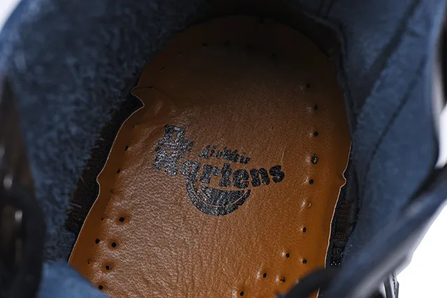Dr. Martens Botas Martin Negras y Amarillas Suela Plataforma Costura Welt 2