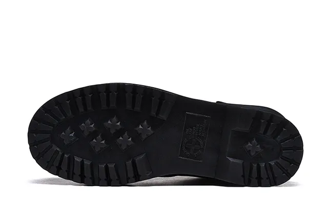 Dr. Martens Botas Martin Negras y Amarillas Suela Plataforma Costura Welt 6