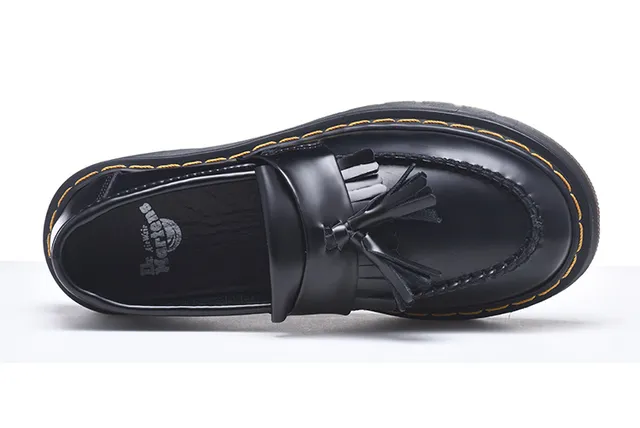 Dr. Martens أسود أصفر حزام التسيل ويلت-ستيتش لوفر 3