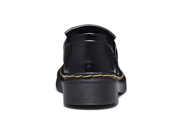 Dr. Martens أسود أصفر حزام التسيل ويلت-ستيتش لوفر 6