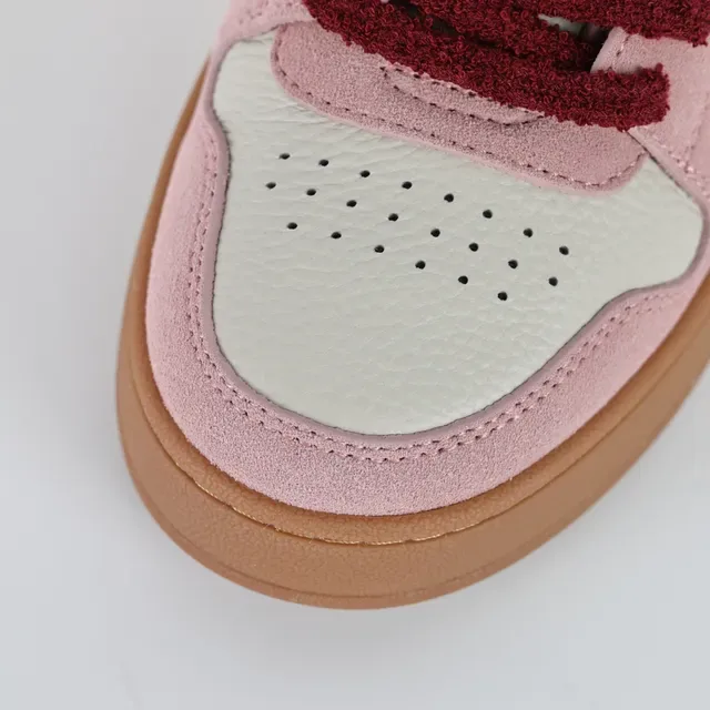 Fendi FF Logo Patchwork Chaussures Lifestyle Rose Orange Bourgogne 5