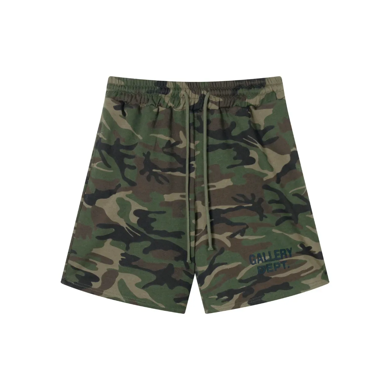 Gallery Dept Multicolor Camouflage Print Drawstring Waist Shorts 14