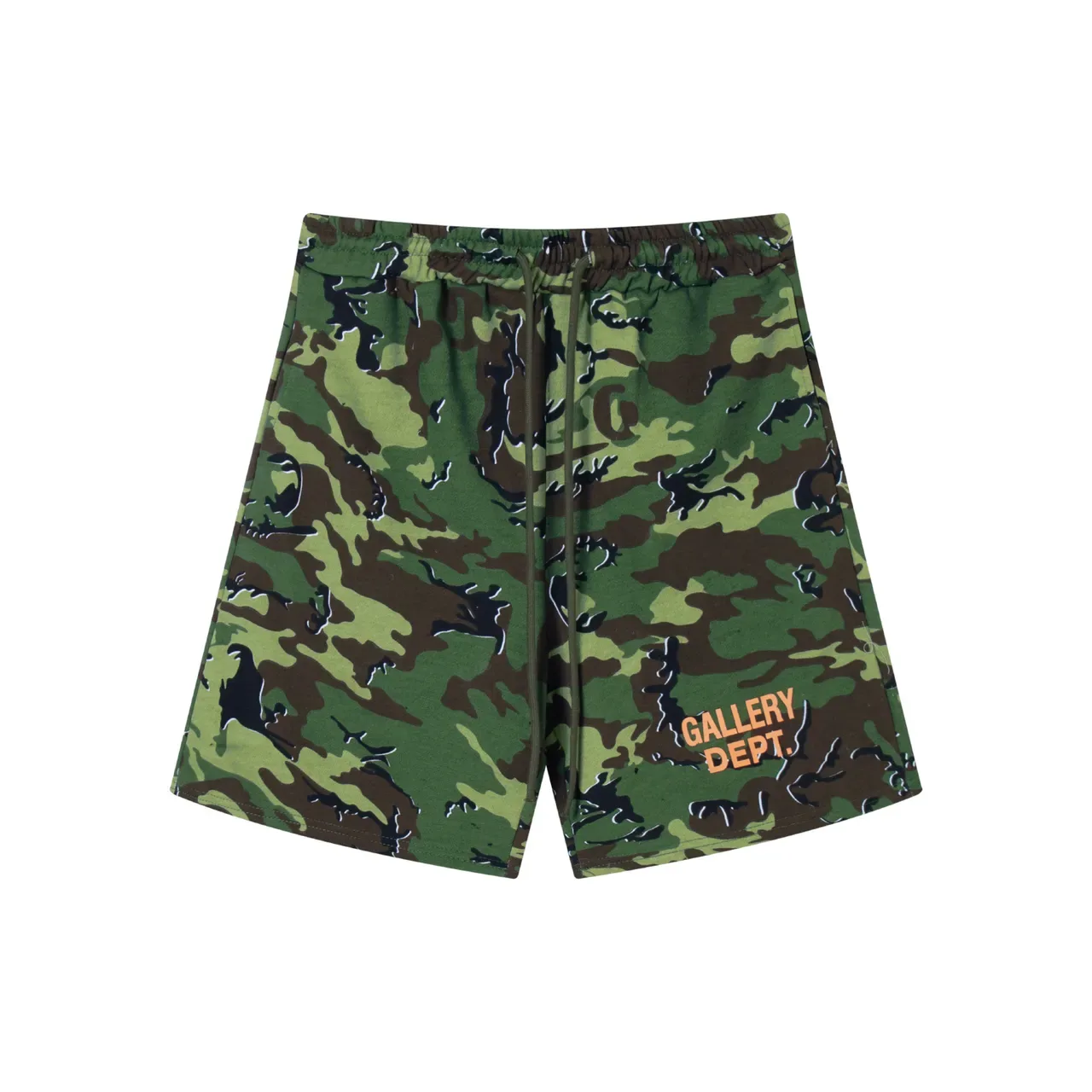 Gallery Dept Multicolor Camouflage Print Drawstring Waist Shorts 18