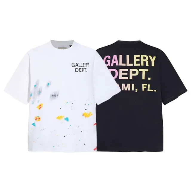 Gallery Dept Paint Splatter Graphic T-Shirt 3