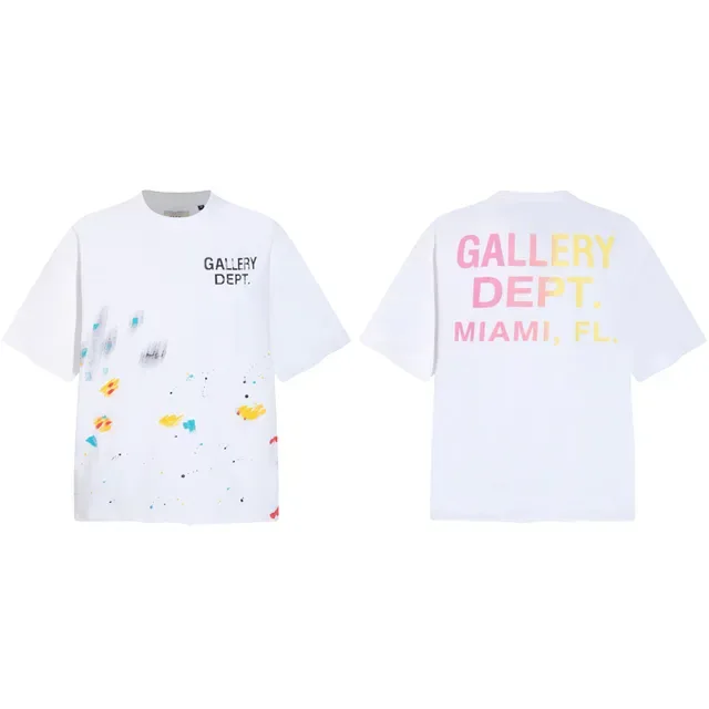 Gallery Dept Paint Splatter Graphic T-Shirt 4