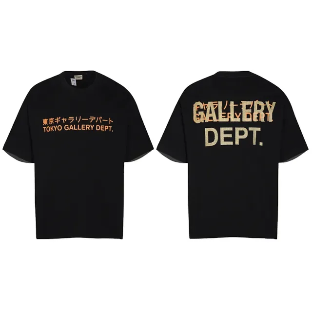 Gallery Dept Tokyo Gallery Dept Graphic Print Navy T-Shirt 8