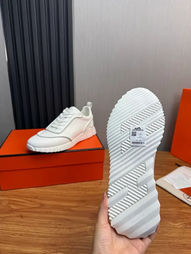 All-White Sculpted Sole Lifestyle Sneaker 2