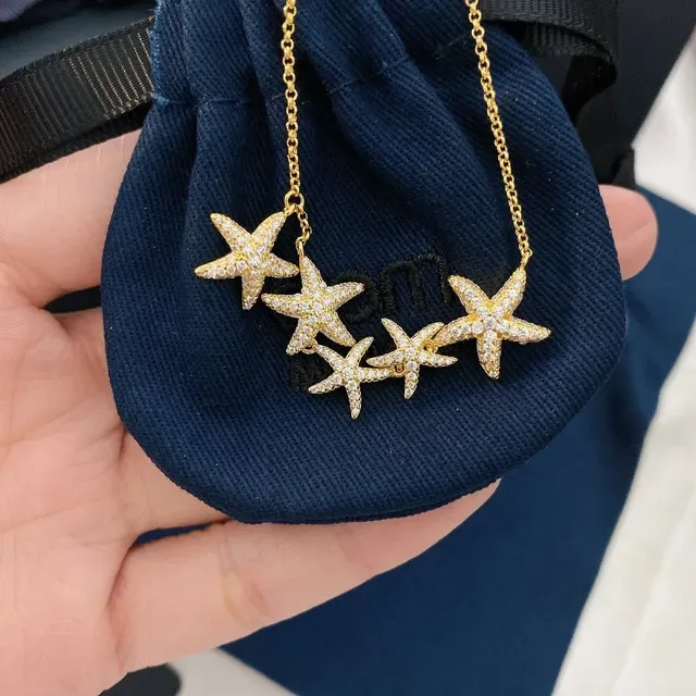 APM Monaco Gold-Tone Starfish Pavé Charm Adjustable Bracelet 8