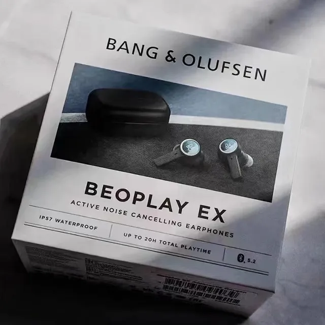 Bang & Olufsen Beoplay EX Black Blue Matte Light Silicone Tips TWS Earbuds 2