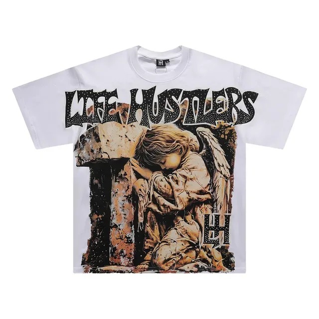 Beige Graphic Print Oversized T-Shirt 3