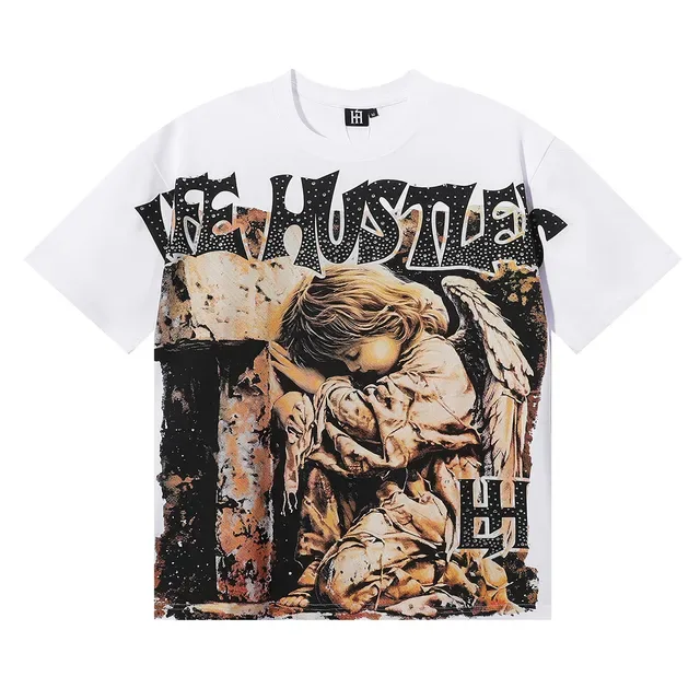 Beige Graphic Print Oversized T-Shirt 9