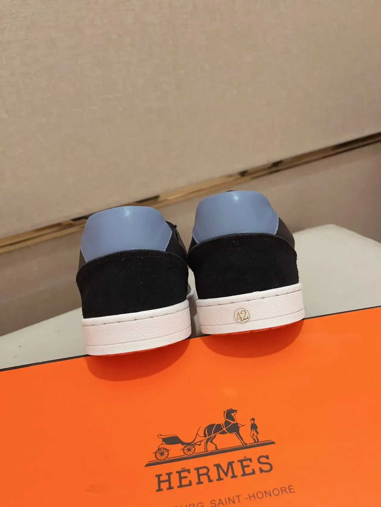 Black and Light Blue-Gray Panelled Lifestyle Sneaker 3