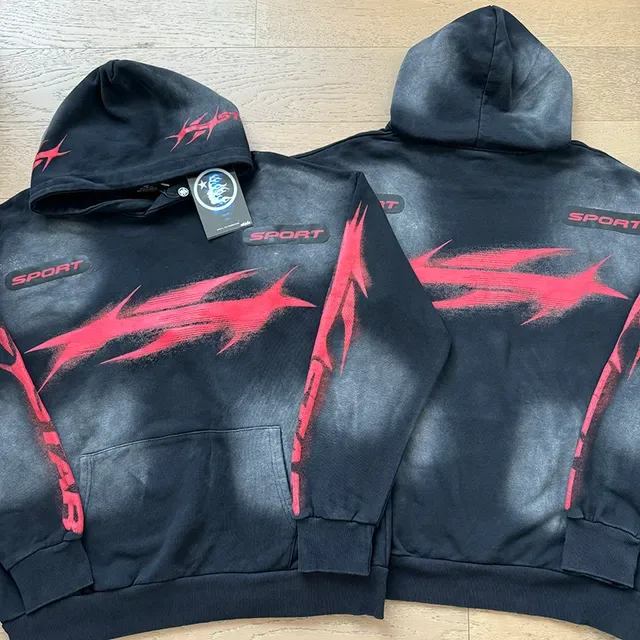 Black and Red Graphic Sport Patch Tracksuit 2
