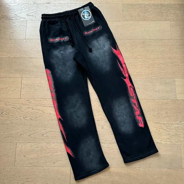 Black and Red Graphic Sport Patch Tracksuit 6