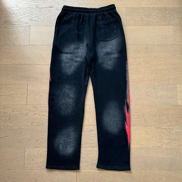 Black and Red Graphic Sport Patch Tracksuit 7