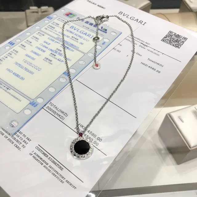 Black Pink Circular Pendant Center Necklace 7