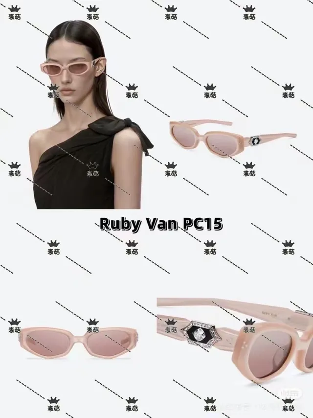 Black Silver Small Oval Frame Ornate Metal Temples Sunglasses 5