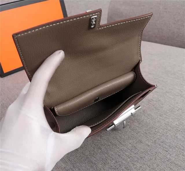 Sac à Chaîne en Cuir Noir Argent Structuré Pebbled avec Fermoir Toggle-Style 12