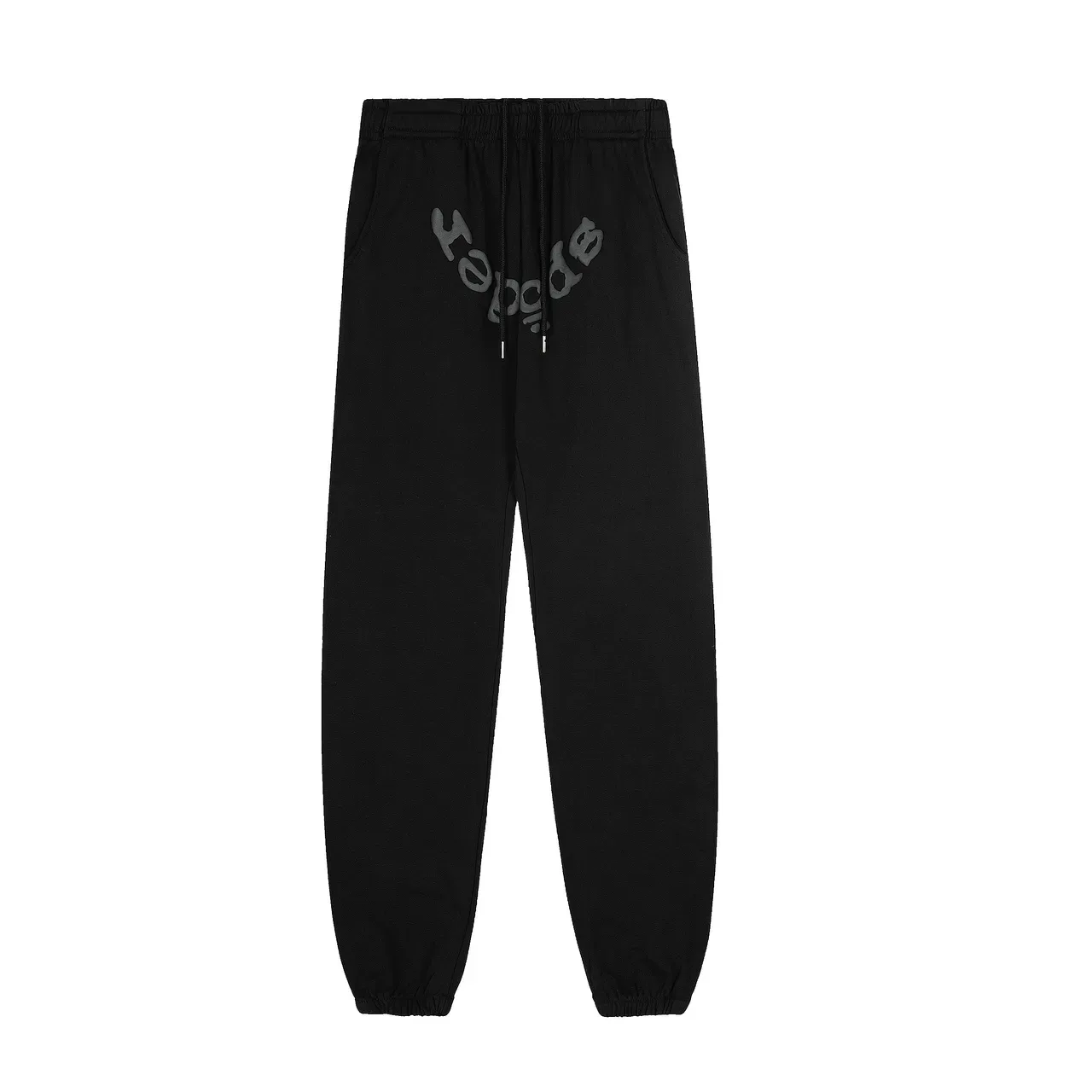 Black Spiderweb Graphic Oversized Hoodie and Jogger Tracksuit 6