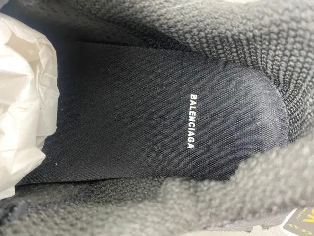 Black White Chunky Sole Mesh Upper Sneakers 7