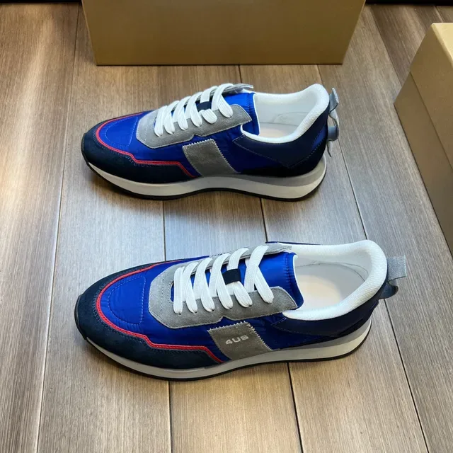 Blue Navy Gray Red Piped Lifestyle Sneakers 8