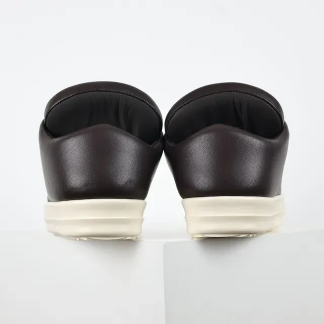 Brown Beige Low-Top Platform Sole Sneakers 8