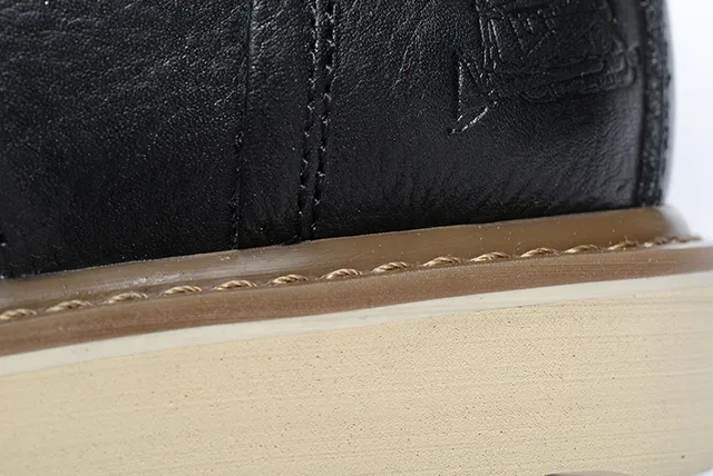 Brown Distressed Leather Work Boot 2