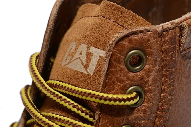 Brown Distressed Leather Work Boot 7