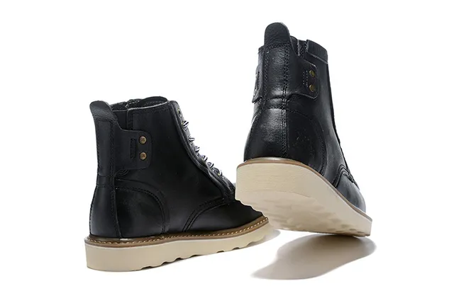 Brown Distressed Leather Work Boot 20