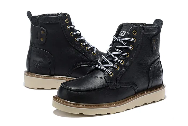 Brown Distressed Leather Work Boot 21