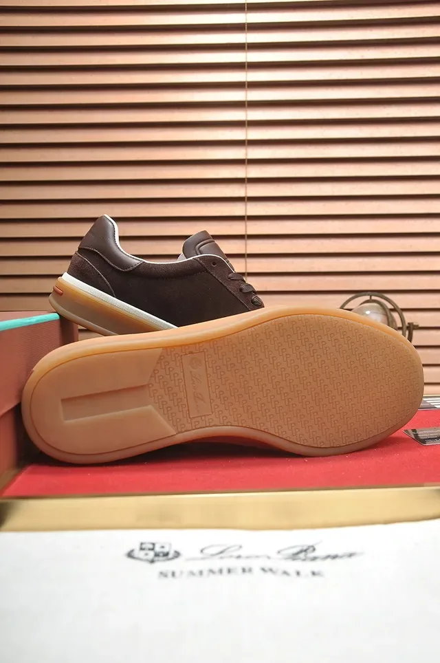 Brown Suede Low-Top Gum Cupsole Sneaker 3