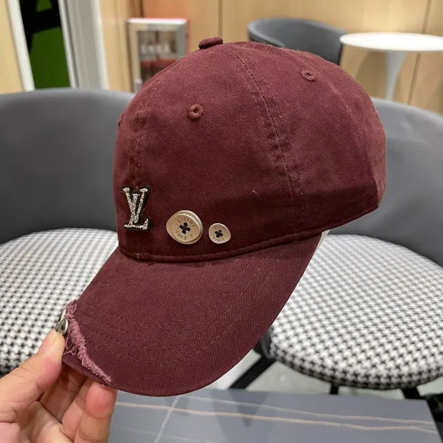 Boné de beisebol com forro de twill de algodão em borgonha, preto e marsala 9