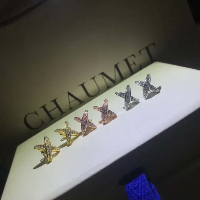 Chaumet Étoile Star Pavé Crystal Stud Earrings 6
