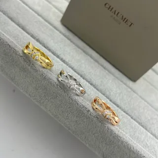 CHAUMET Liens Bow Knot Pavé Diamond Ring