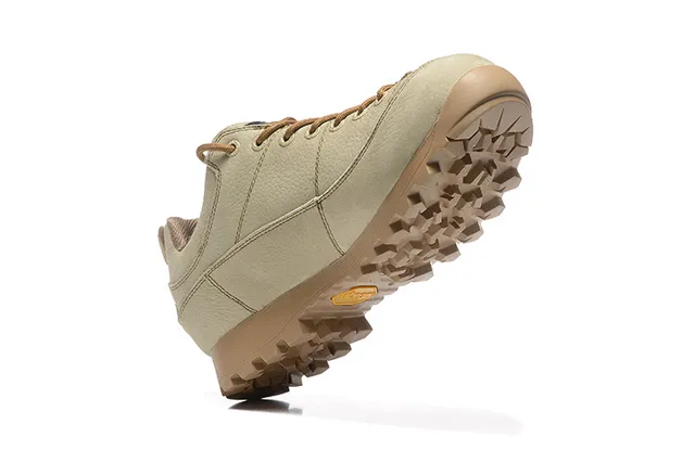 CRISPI Bota de corte baixo Verde Exército Preto Couro Fosco Superior Botas de Trilha 5