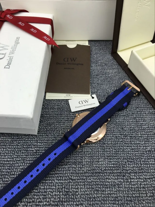 Daniel Wellington White Navy Minimalist Dial Rose Gold-Tone Case Quartz Watch 4