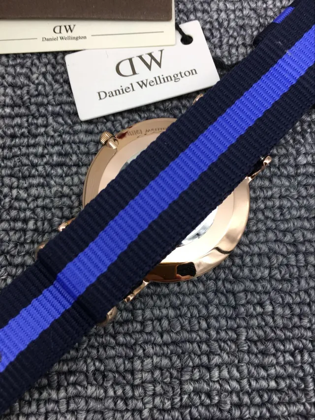 Daniel Wellington White Navy Minimalist Dial Rose Gold-Tone Case Quartz Watch 6