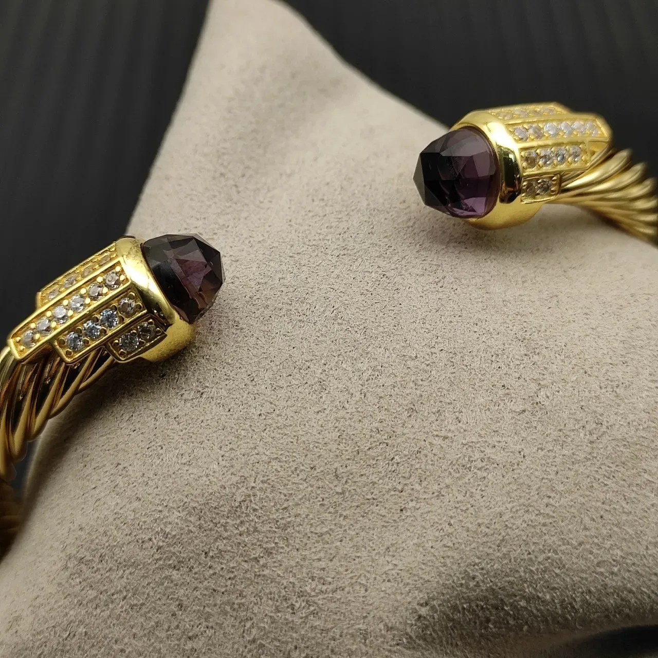 David Yurman Cable Classic Gemstone Terminal Bracelet 4