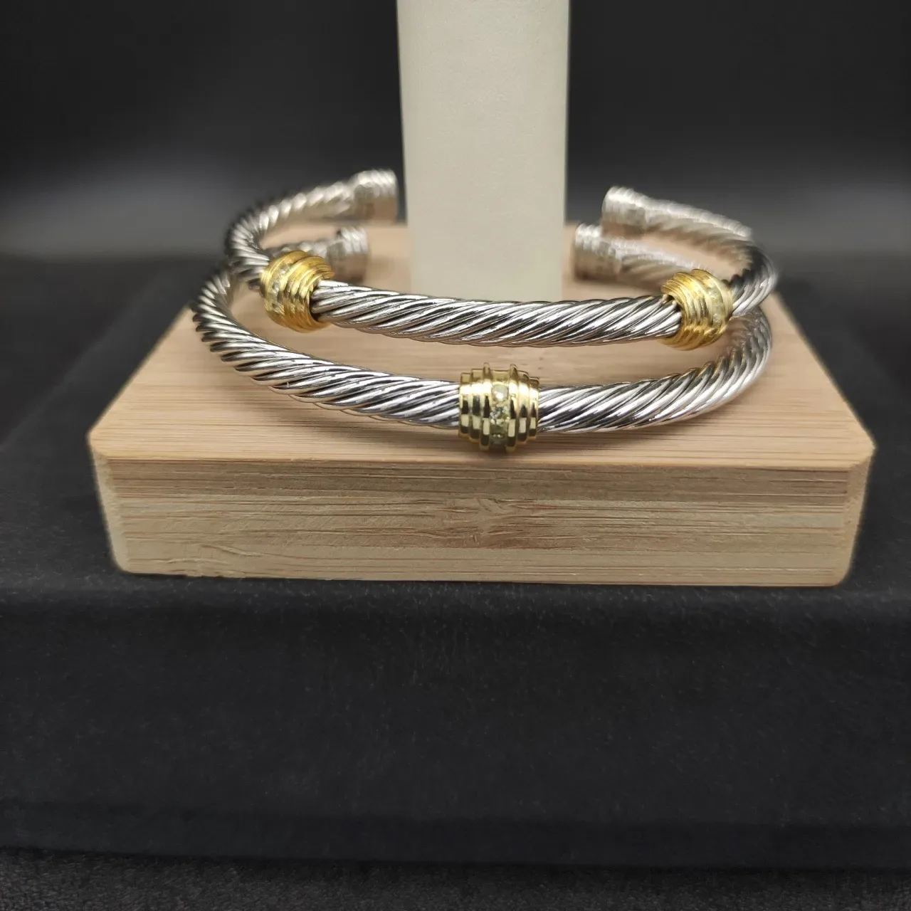David Yurman Cable Classic Two-Tone Twisted Bracelet 2
