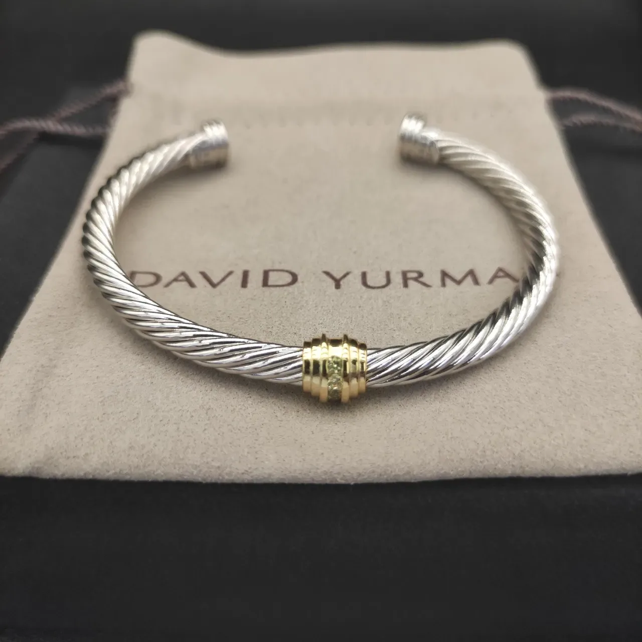 David Yurman Cable Classic Two-Tone Twisted Bracelet 3