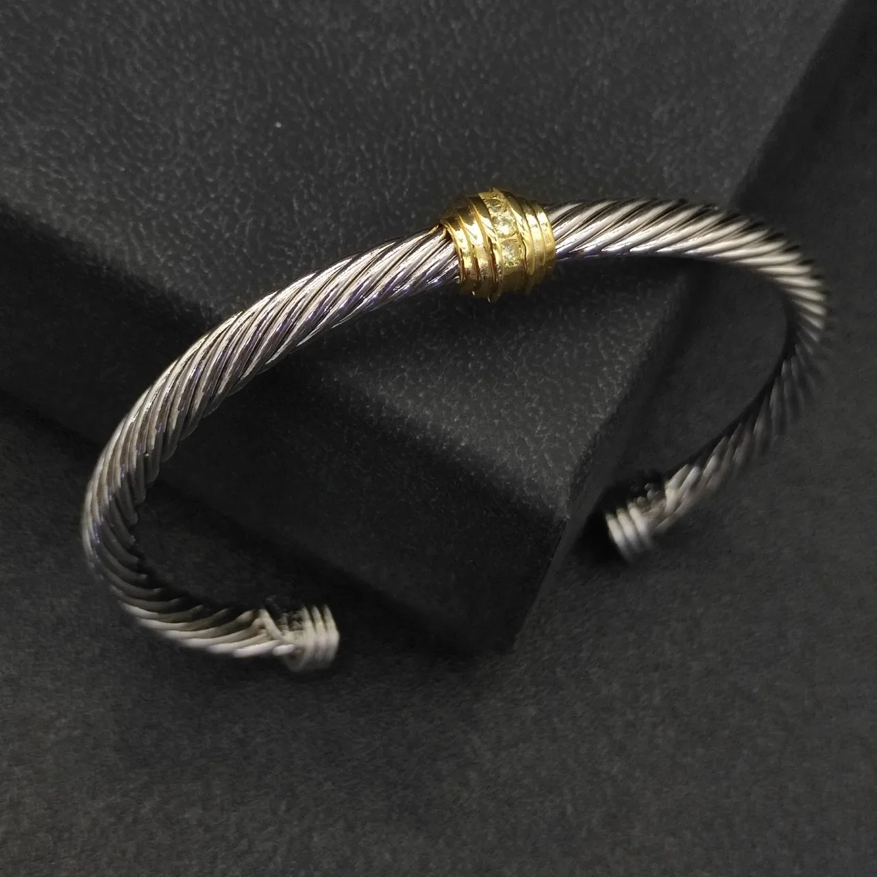 David Yurman Cable Classic Two-Tone Twisted Bracelet 7