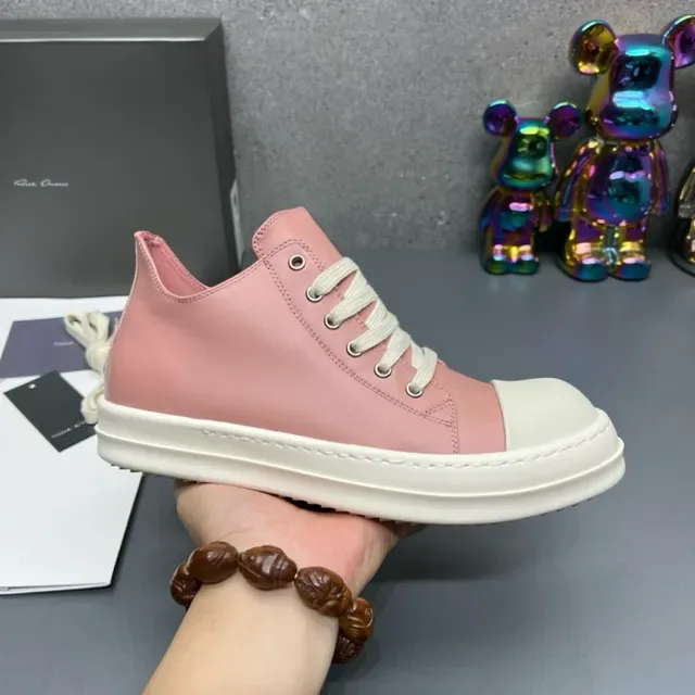 Dusty Pink and Off-White High-Top Lifestyle Sneakers 4