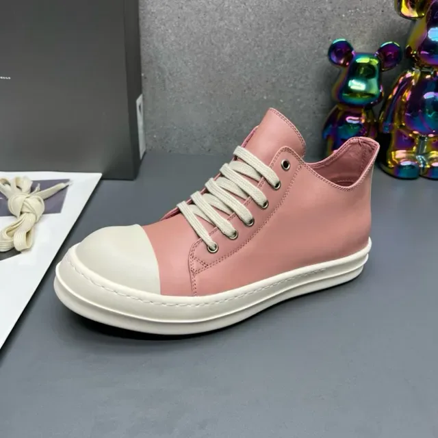 Dusty Pink and Off-White High-Top Lifestyle Sneakers 6