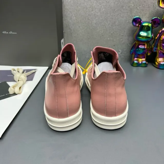 Dusty Pink and Off-White High-Top Lifestyle Sneakers 7