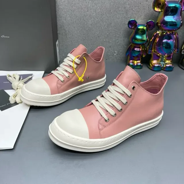 Dusty Pink and Off-White High-Top Lifestyle Sneakers 9
