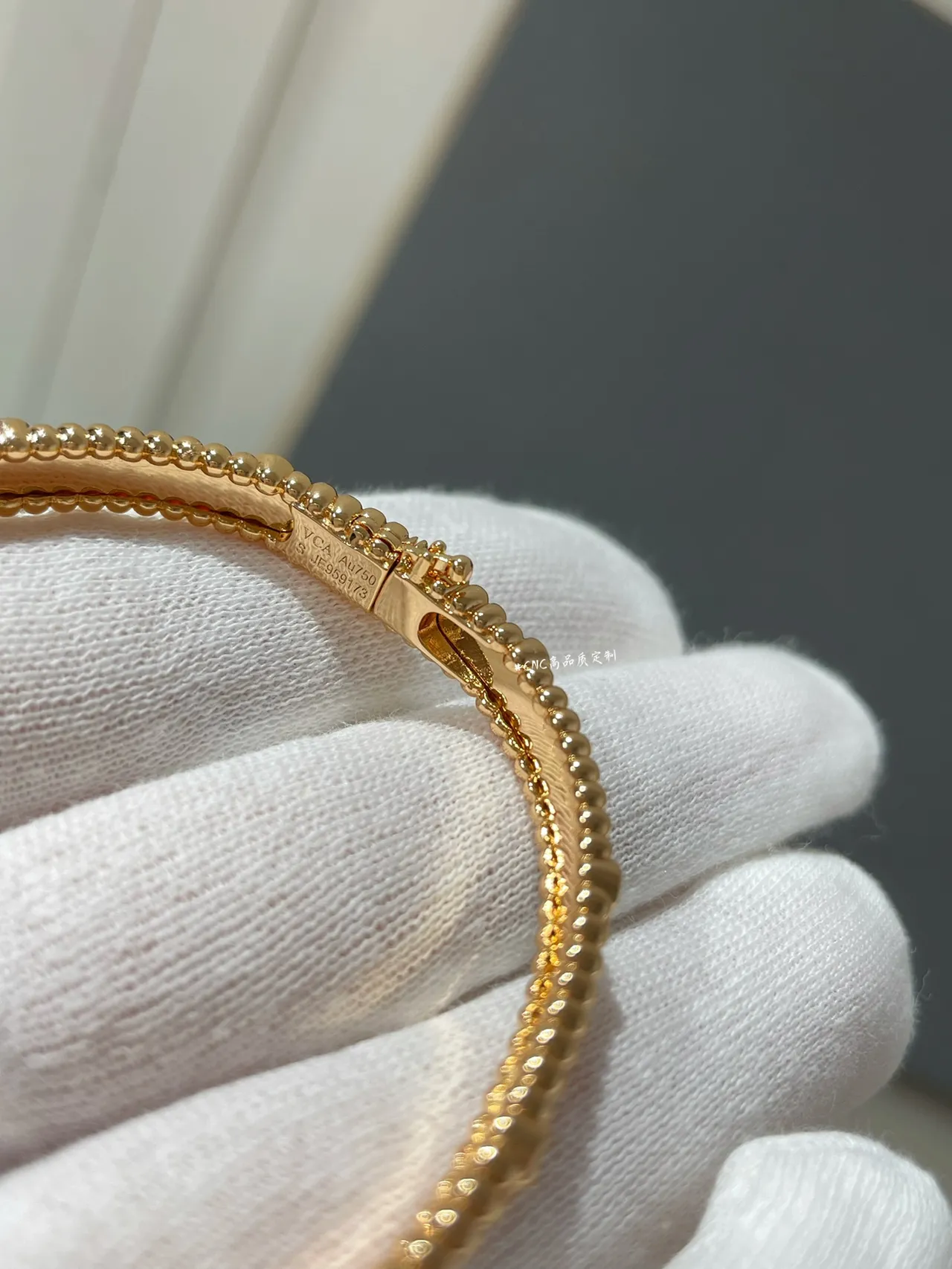 Gold and Silver Tone Beaded Pavé Floral Bangle Bracelets 5
