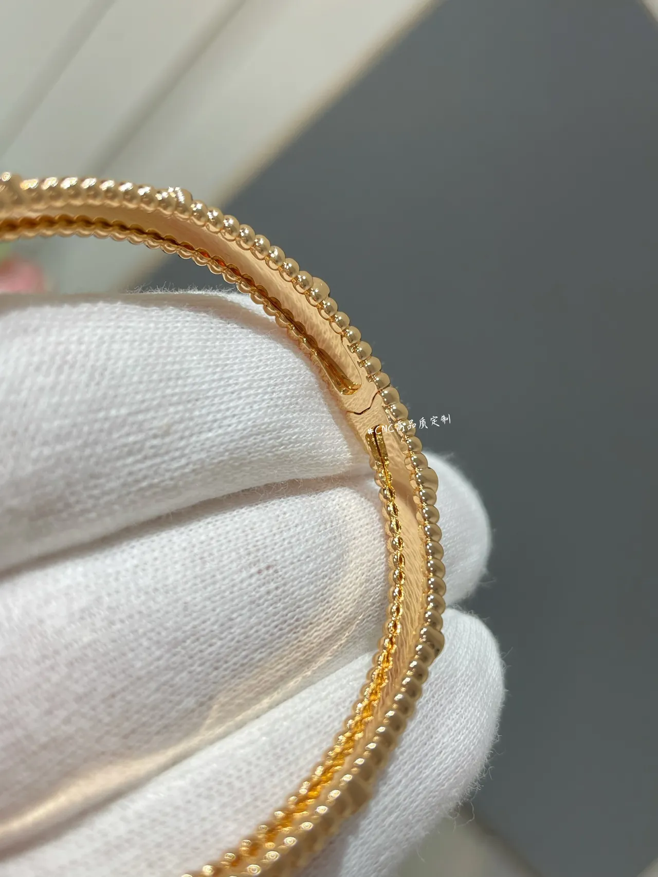 Gold and Silver Tone Beaded Pavé Floral Bangle Bracelets 6