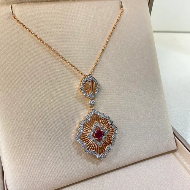 Gold Silver Art Deco Sunburst Double-Tiered Filigree Necklace 5
