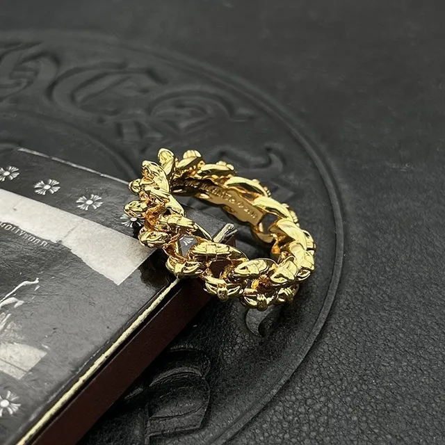 Gold-Tone Chunky Chain-Link Ring 3